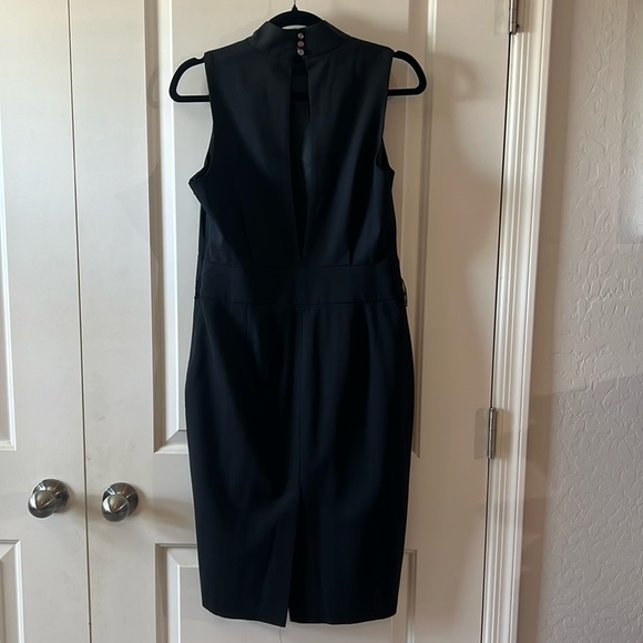 Club Monaco Mock Neck Wool Blend Dress - Picture 2 of 9